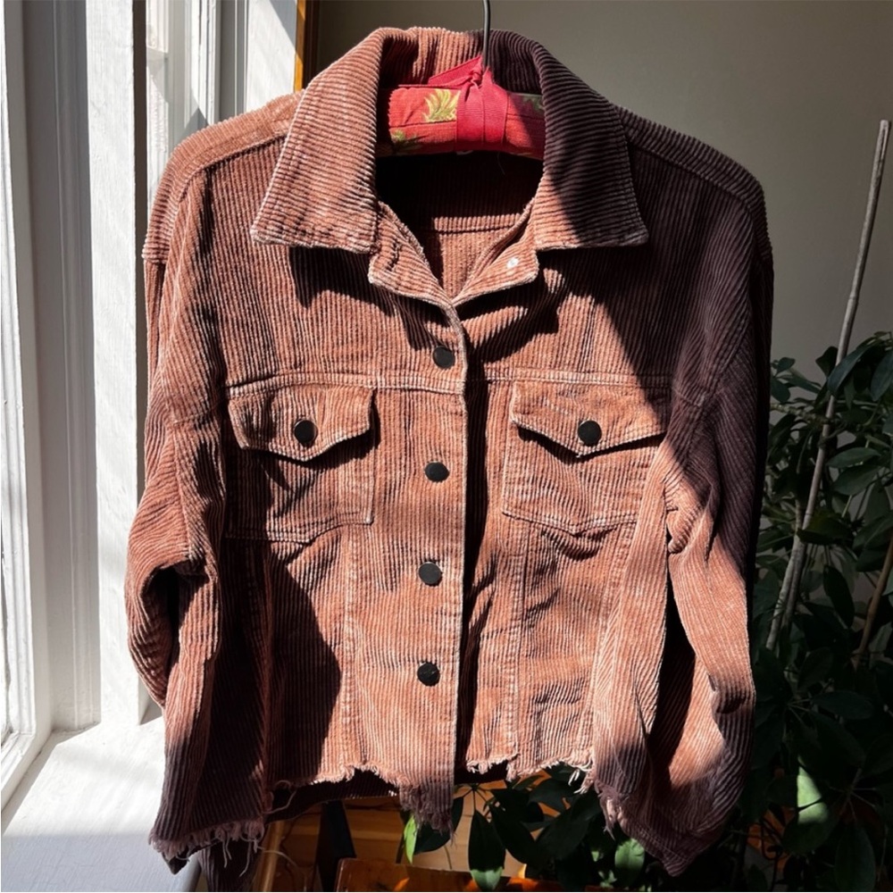 12th Tribe Cognac corduroy jacket - Picture 3 of 4